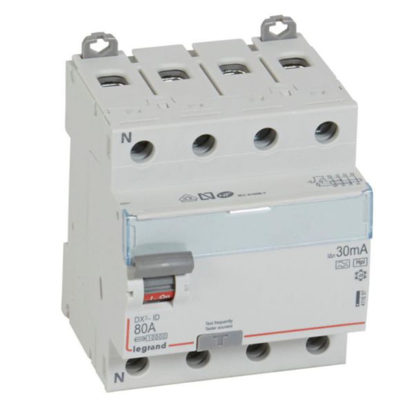 Interruptor diferencial DX³ - 2P- 230V~-40A - tipo Hpi - 30mA - 2 módulos, 411591, 3245064115919
