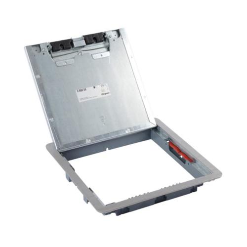 Tapa metal inox para caja suelo rectangular 16/24 módulos Ref 0 880  22/25/41, 088005, 3414970754981